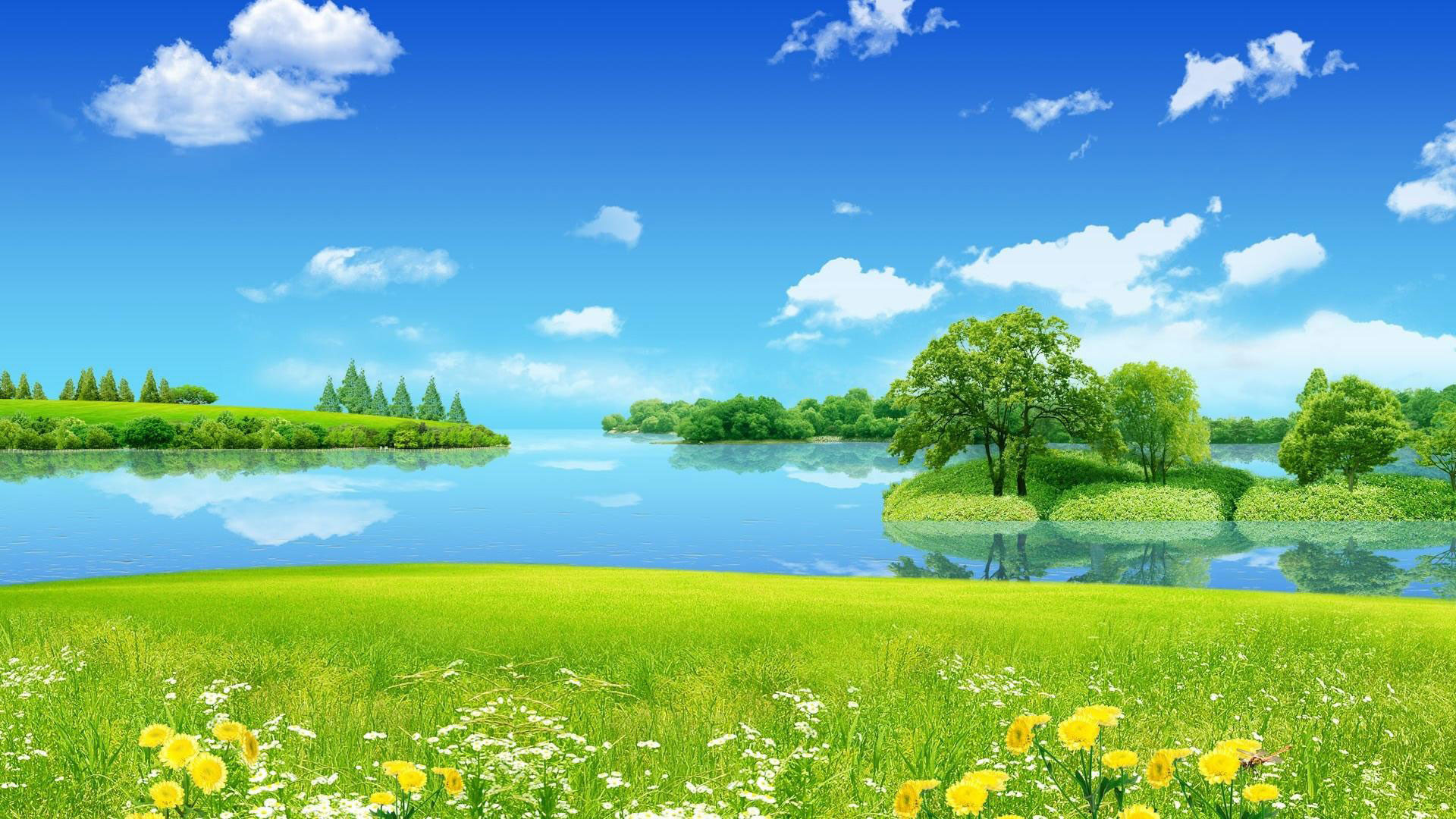 1920x1080 hd pics photos nature animated scenery lake hd desktop background wallpaper