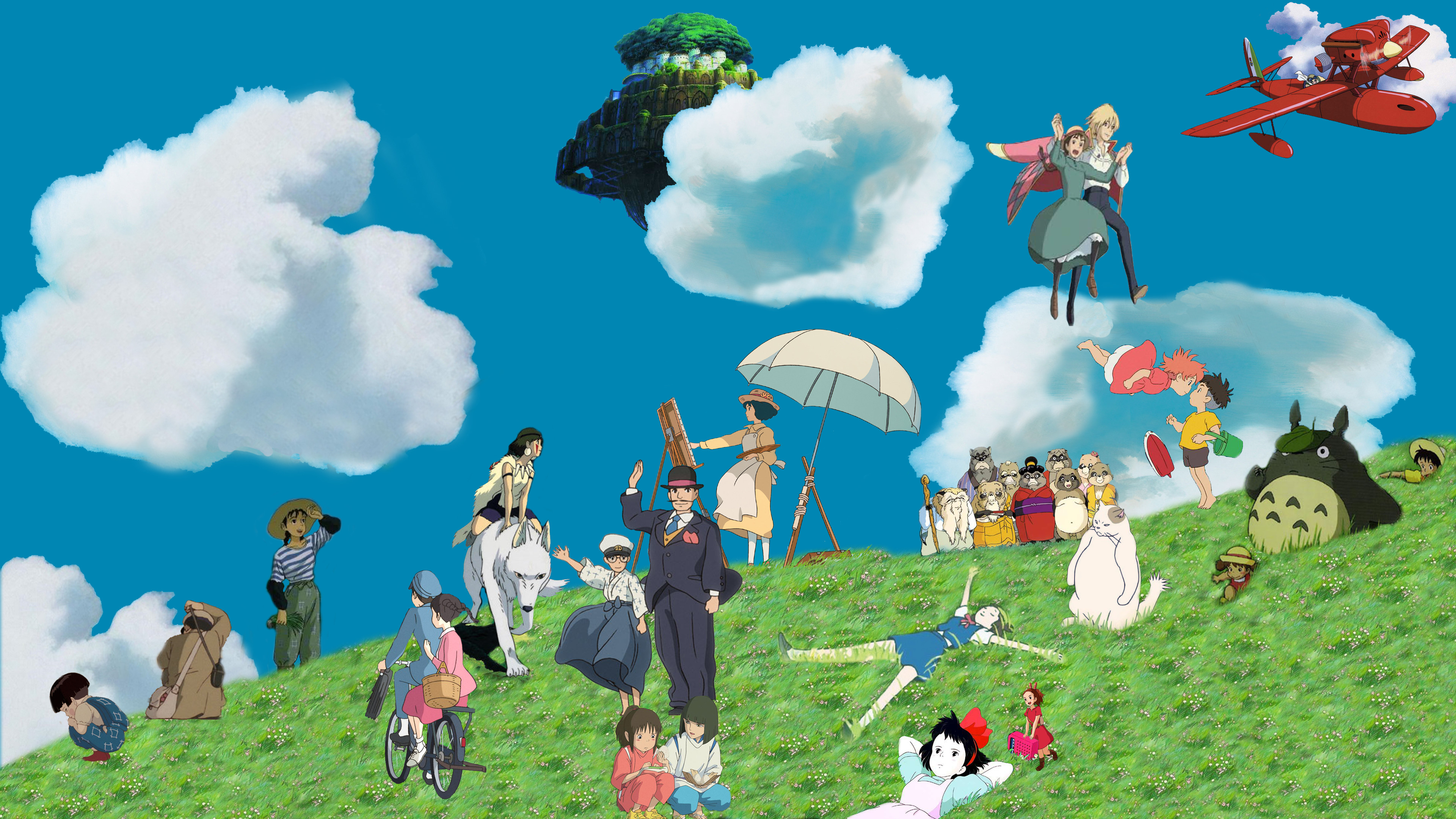 Studio Ghibli Wallpaper HD  PixelsTalkNet