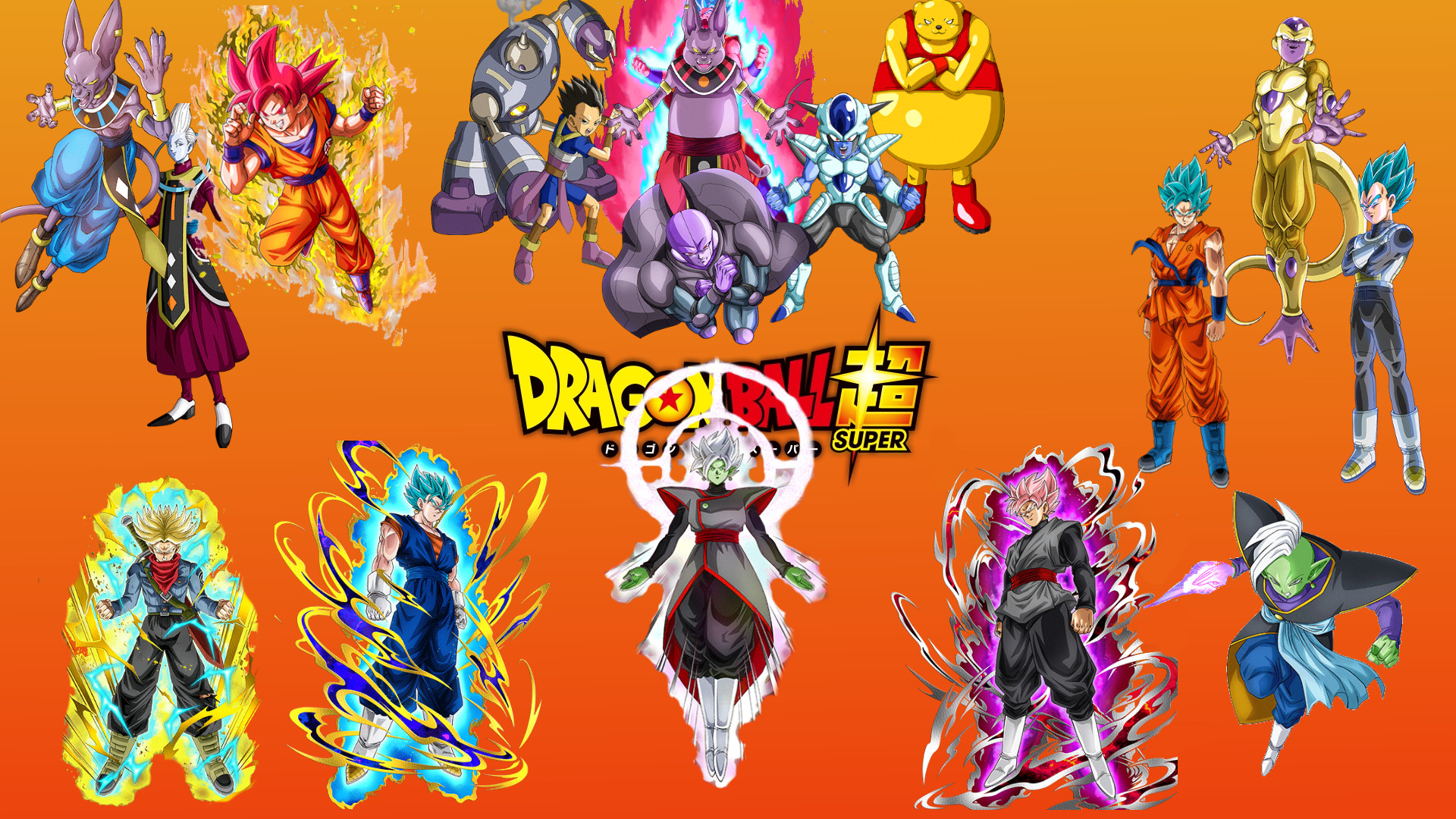 1920x1080 ImageI made a Dragon Ball Super wallpaper using cards from DBZ Dokkan  Battle. I thought some of you might like it ...
