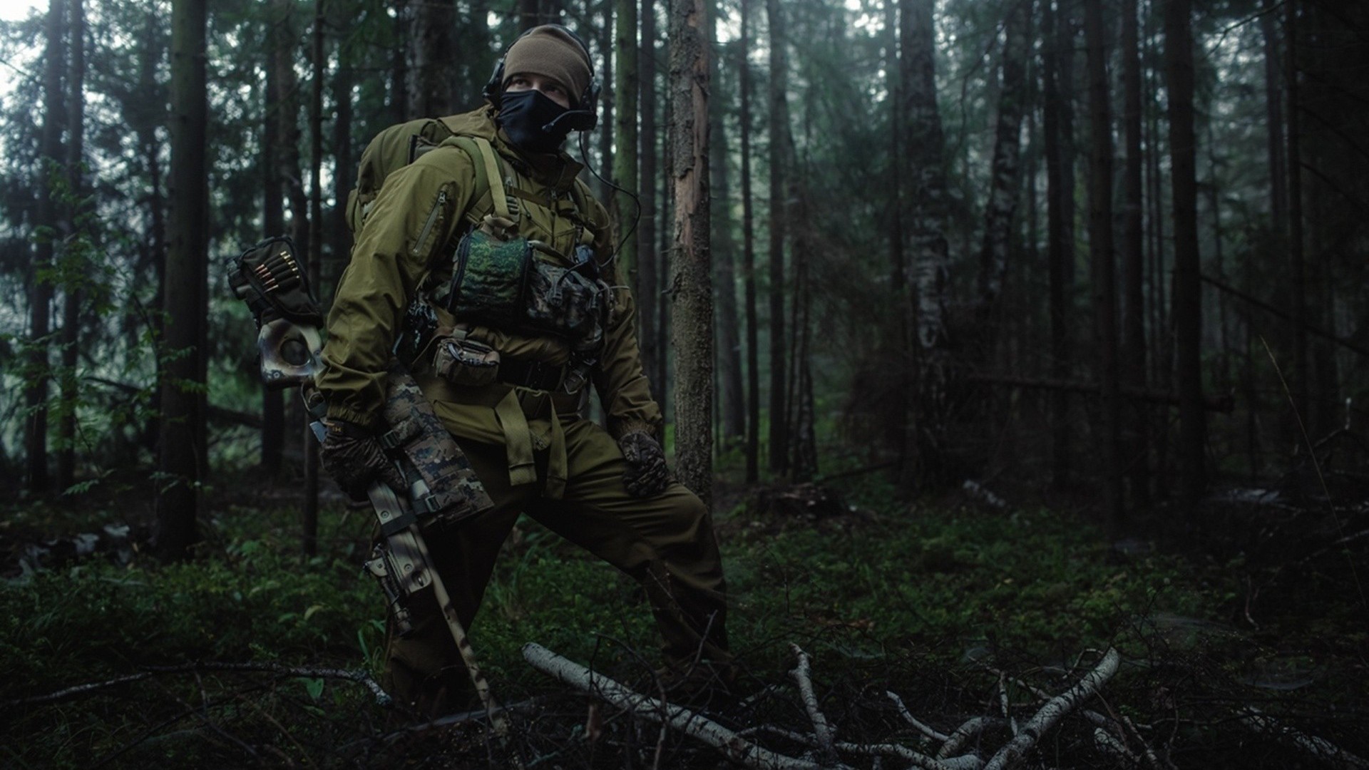 1920x1080 military, Snipers, Russian, Russian Army, Spetsnaz, Special Forces, Forest,  L96 And Russian? 0 O Wallpapers HD / Desktop and Mobile Backgrounds