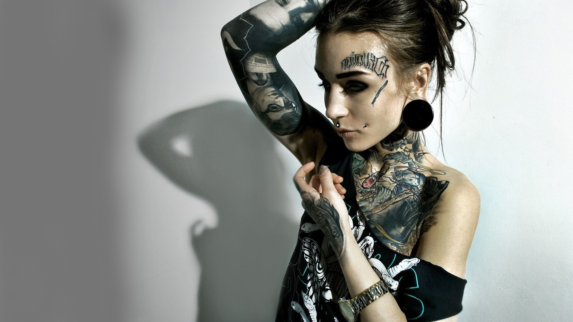 1920x1080 women, Tattoo, Monami Frost Wallpapers HD / Desktop and Mobile Backgrounds