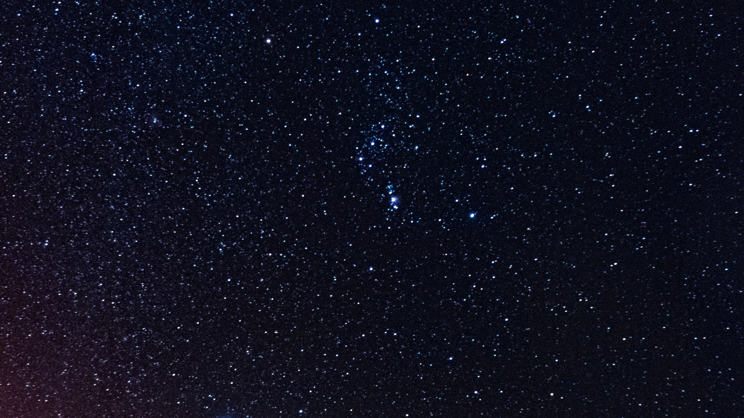 2560x1440 HD Wallpaper Starry Sky, Space, Galaxy, Night