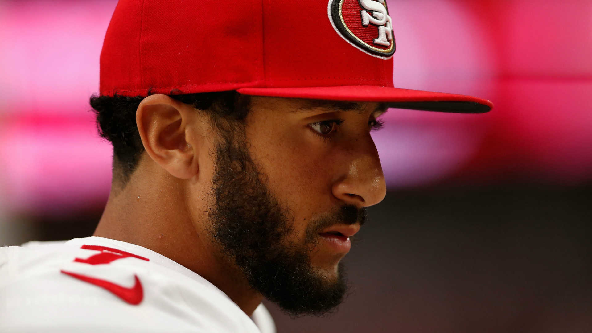 1920x1080 Download now full hd wallpaper colin kaepernick face side view american  football ...