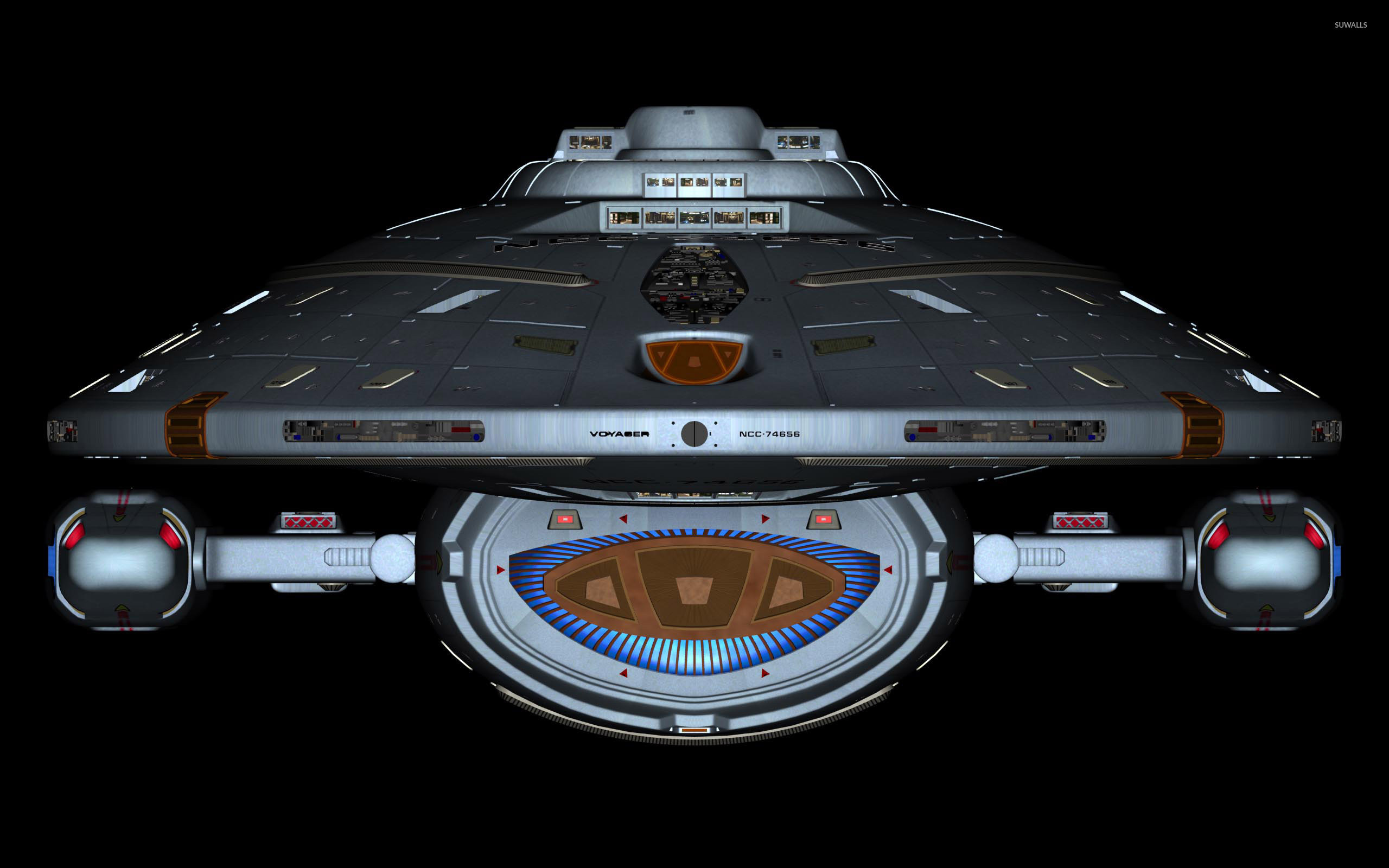 2560x1600 USS Voyager - Star Trek wallpaper