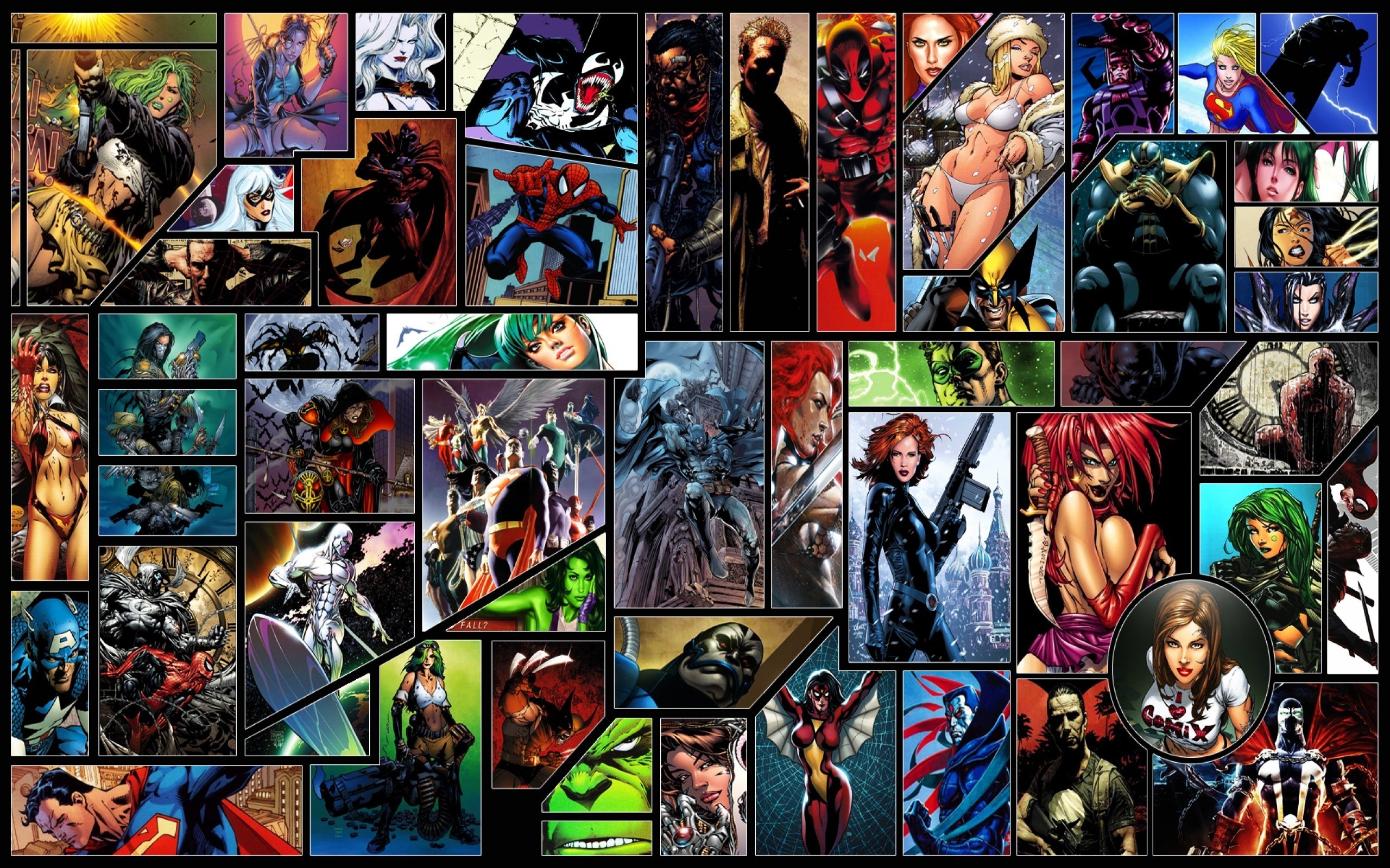 2560x1600 Dc comics superheroes marvel wallpaper