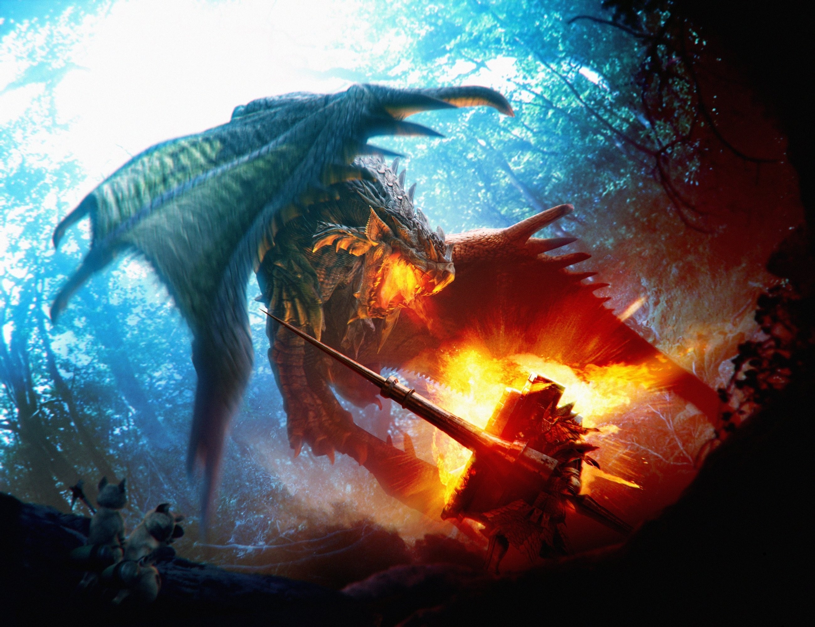 2600x2000 The Hunter | Video Game Icons - Past & Present | Pinterest | Monster  hunter, Dragons and Monsters