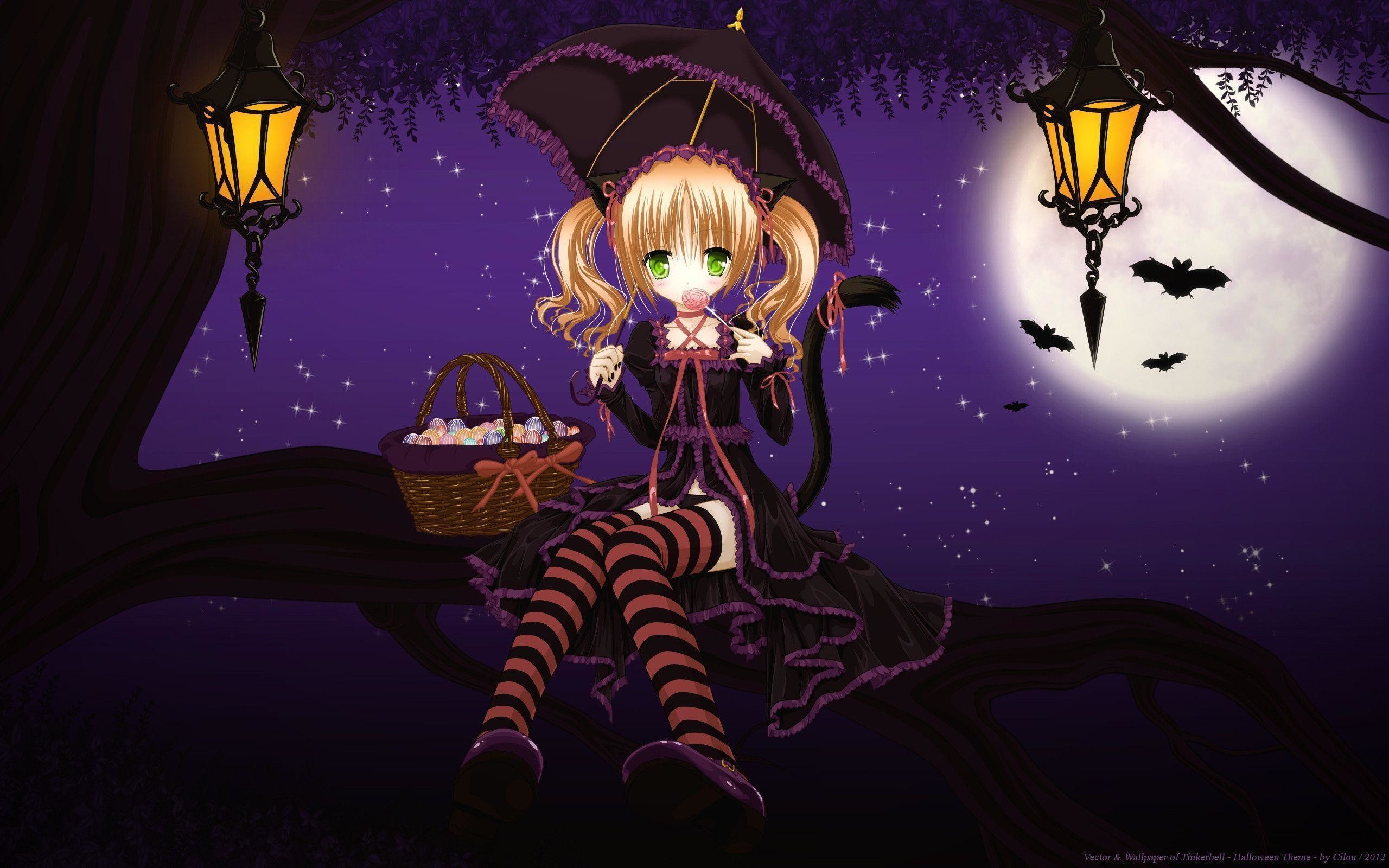 2560x1600 cute-halloween-anime-girl-hd-wallpapers halloween october HD free .