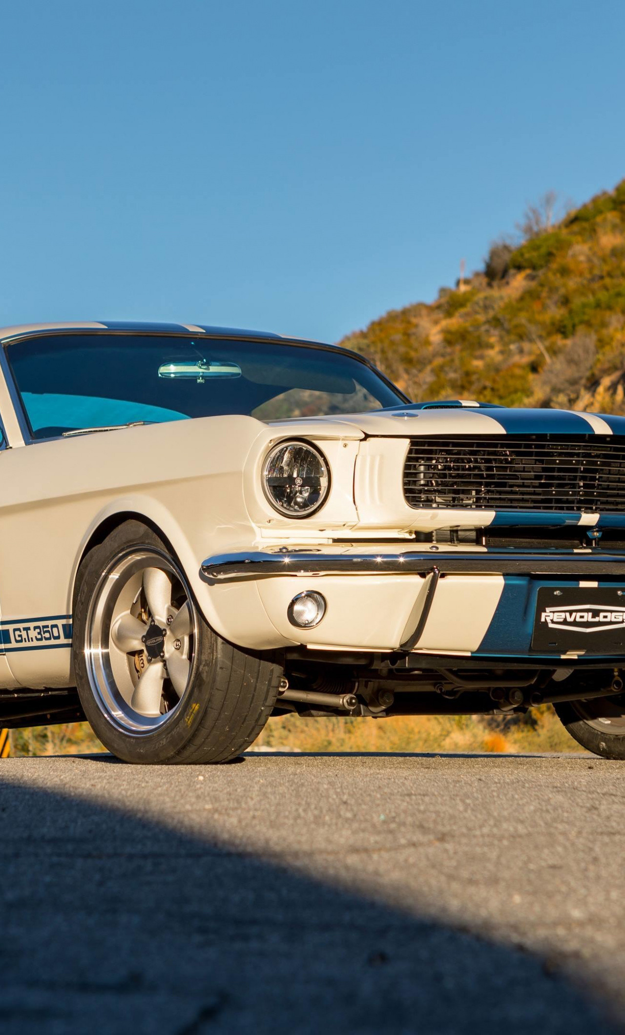1280x2120  wallpaper Classic, muscle car, Ford Mustang GT350