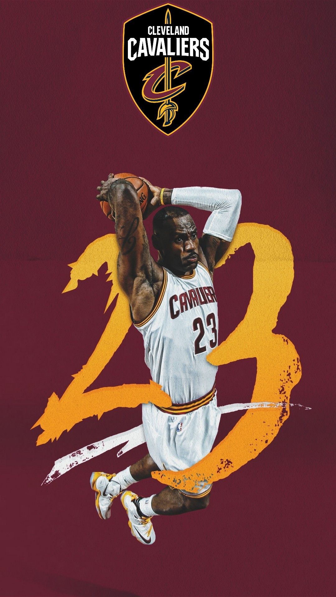 1080x1920 Mobile Wallpaper HD LeBron James | Best Basketball Wallpapers