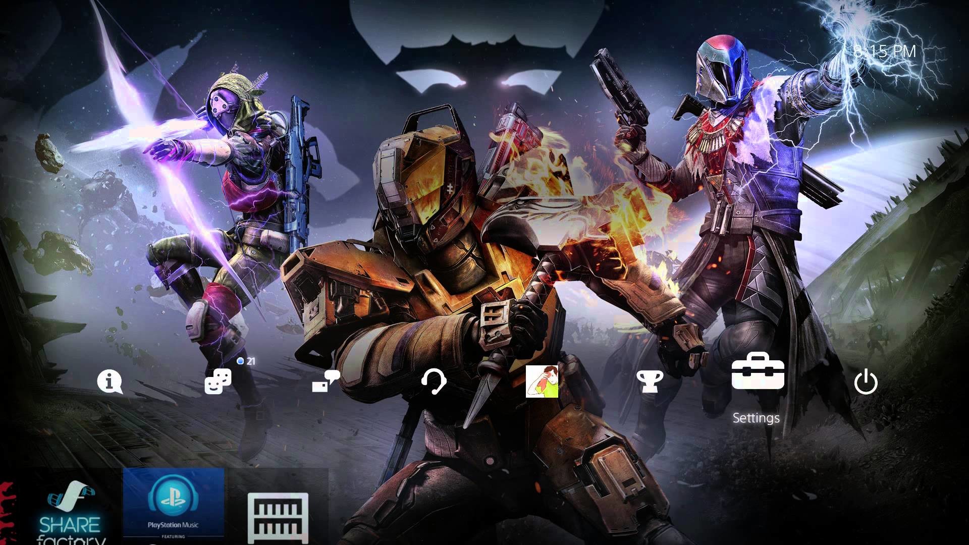1920x1080 [Pre-Order] Destiny: The Taken King [PS4 Theme] - YouTube