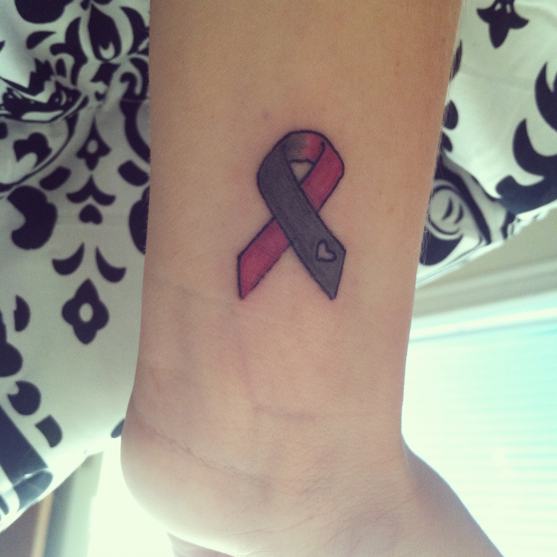 1936x1936 New tattoo supporting brain and breast cancer for my mom and second mom. I  love Â· Awareness ...