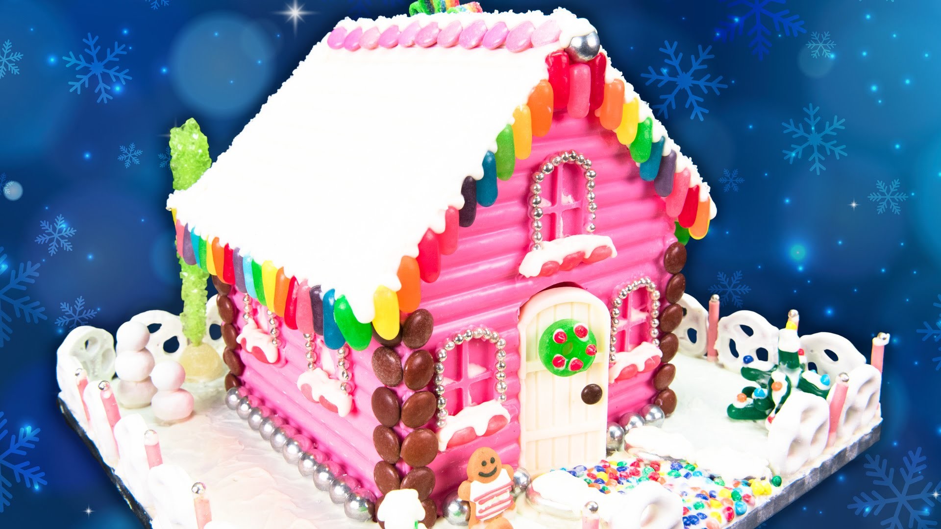 1920x1080 Chocolate Gingerbread House From Cookies Cupcakes And Cardio Youtube Gingerbread  House Cakes. Â«