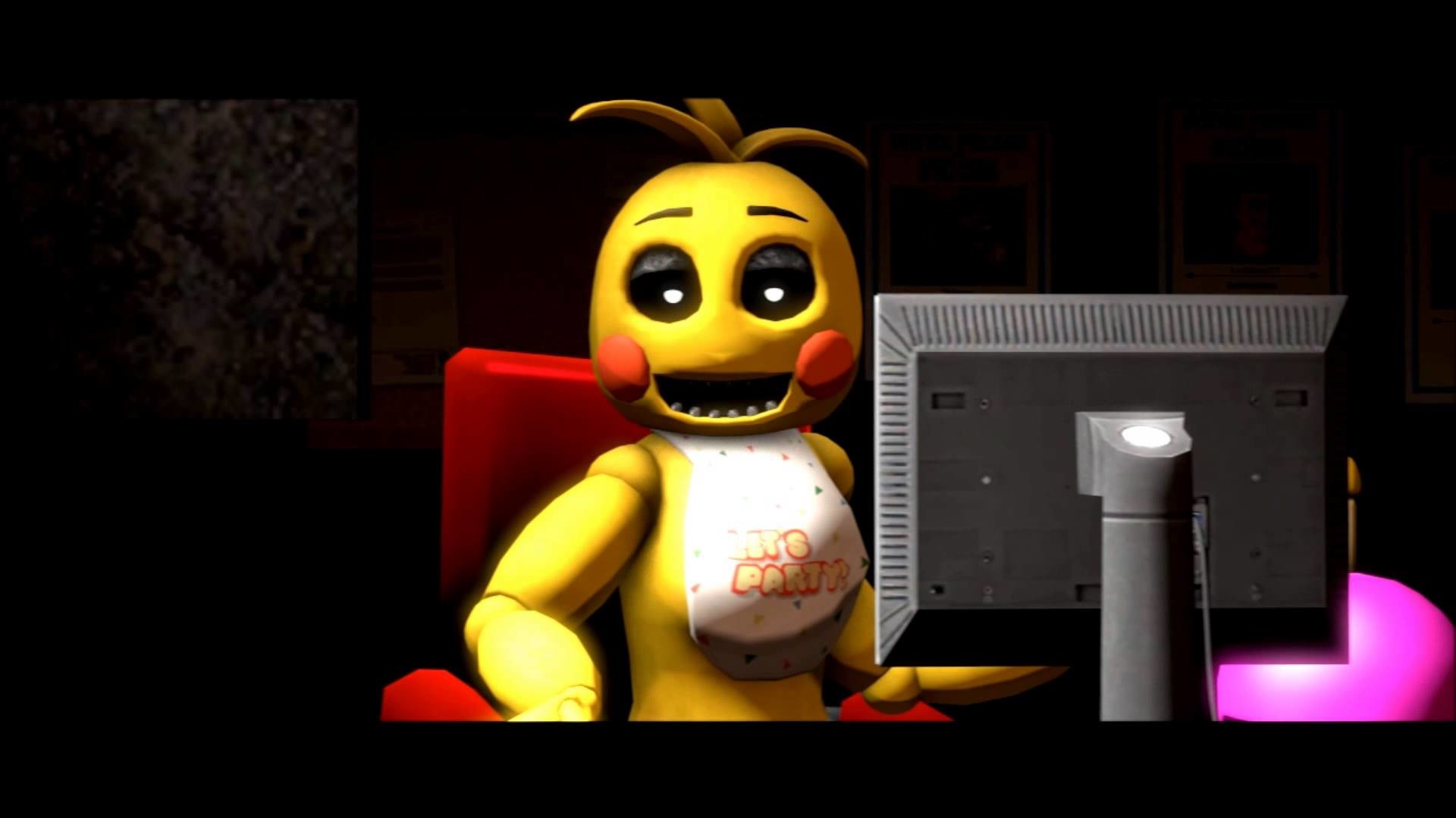 1920x1080 [SFM FNAF2] Toy Chica Reacts to Five Night's at Freddy's 3 Teaser. - YouTube