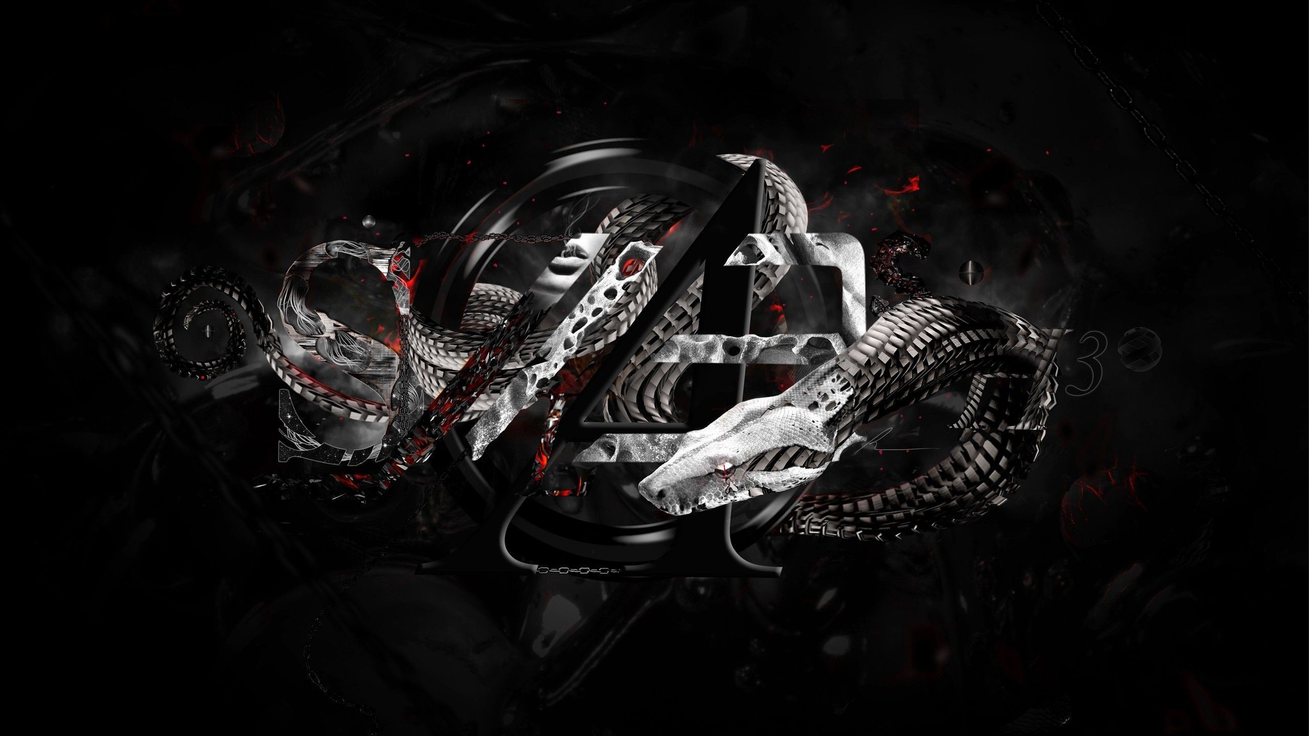 2560x1440 Cool Snake Backgrounds