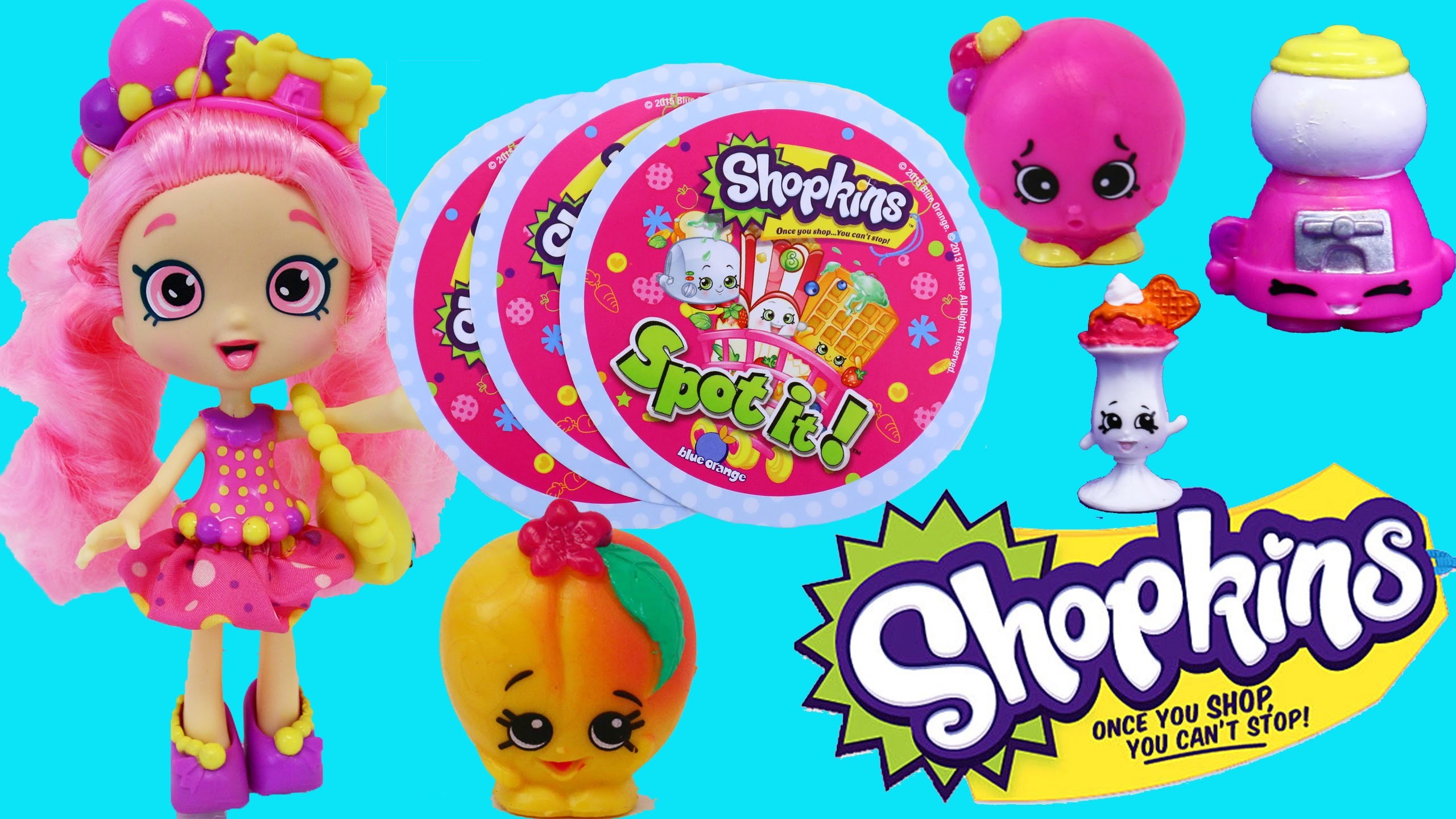 2560x1440 Shopkins Spot It Game Challenge & NEW Shopkins Shoppies Dolls & Surprise  Toys 12-Pack - YouTube