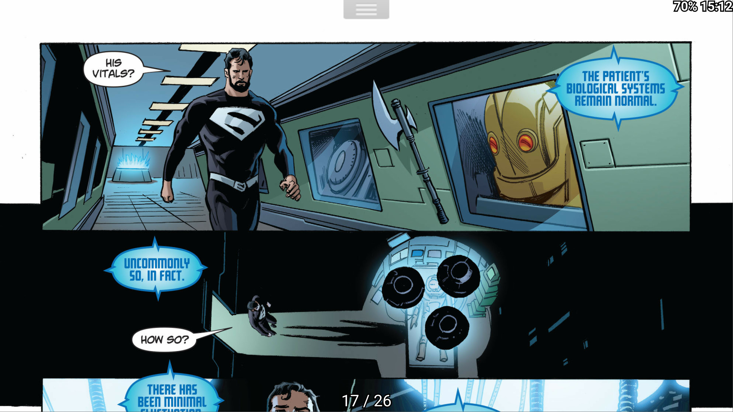 2560x1440 ComicsThe Iron Giant easter egg [Superman & Lois #03] ...