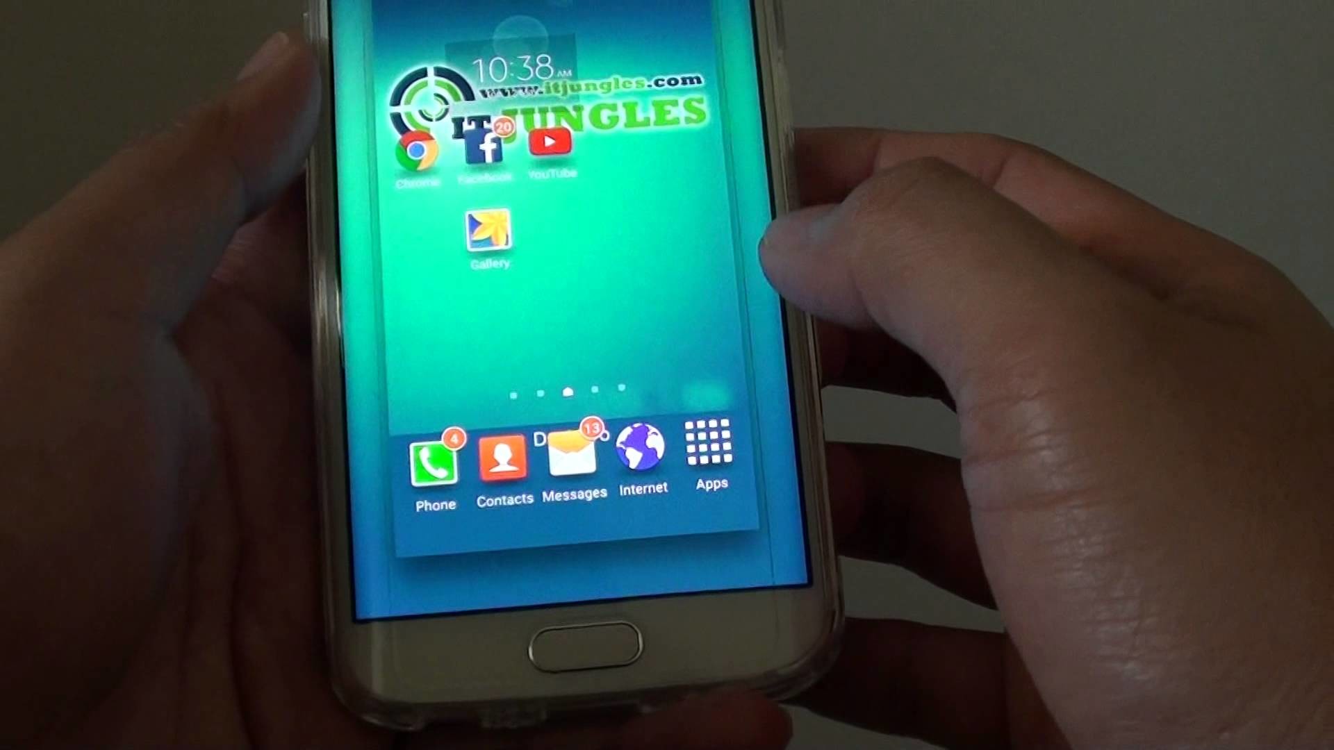 1920x1080 Samsung Galaxy S6 Edge: How to Change Home Screen Wallpaper Picture -  YouTube