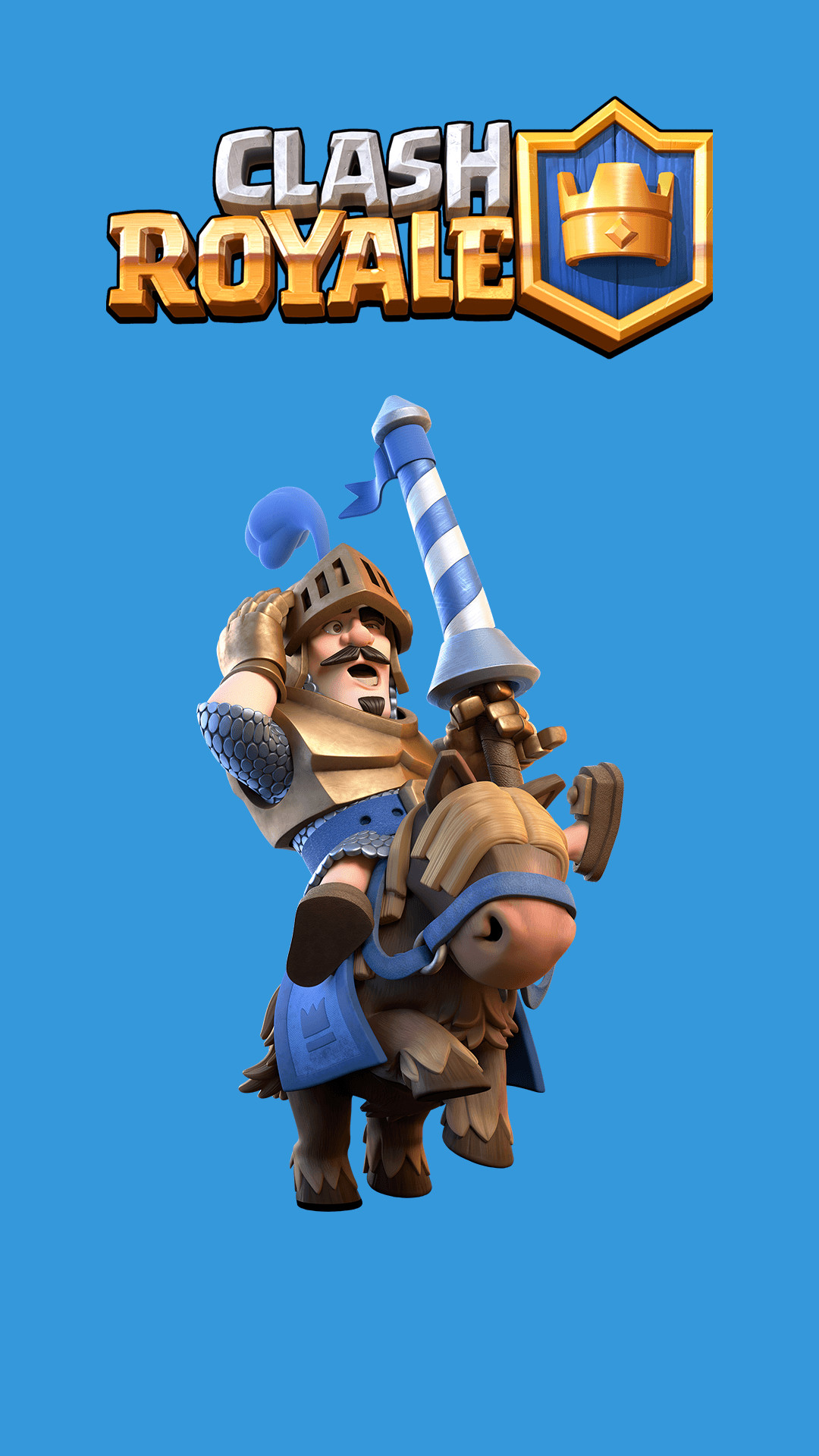 1080x1920 The Blue Prince Clash Royale Games iPhone Wallpaper - Wallpapers .