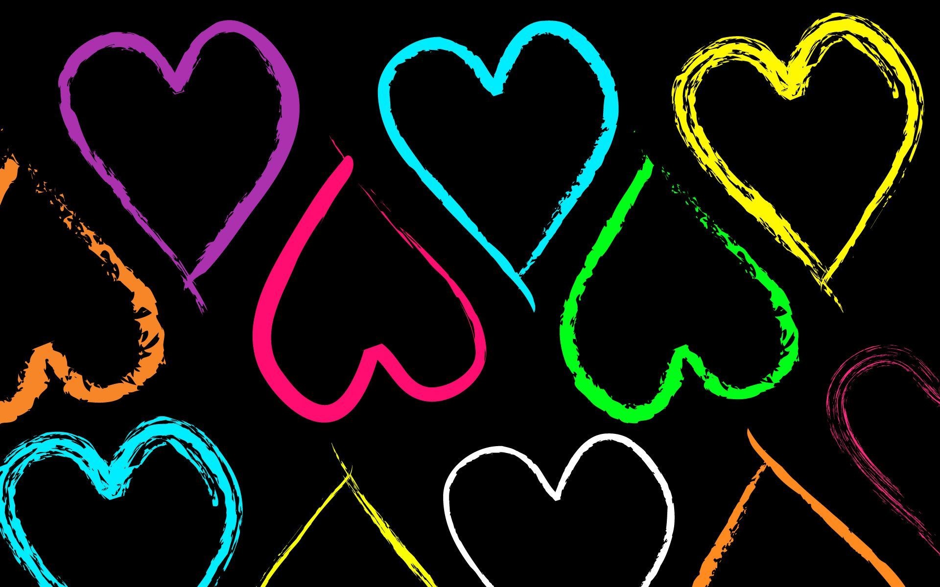 1920x1200 free neon heart wallpaper hd full hd colourful download wallpapers quality  images computer wallpapers cool best artwork 1920Ã1200 Wallpaper HD