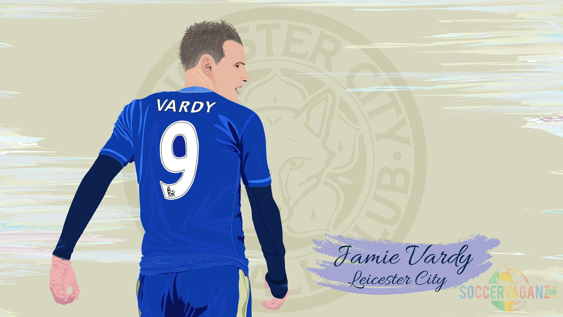 1920x1080 Jamie Vardy by SoccerVaganza Jamie Vardy by SoccerVaganza