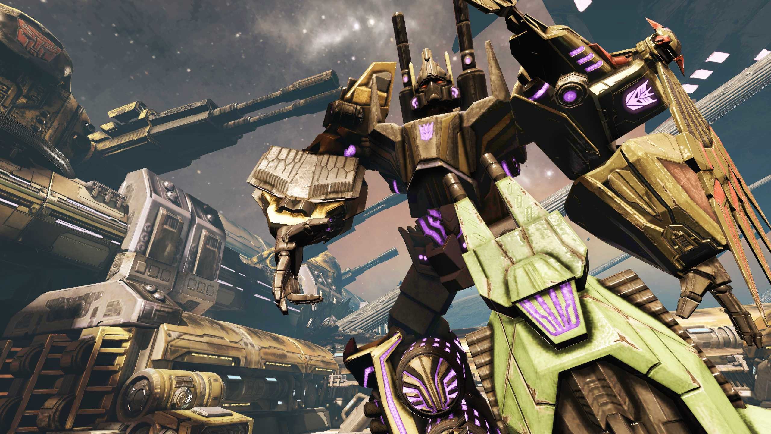 2560x1440 Sequences involving larger Transformers, such as Bruticus, would often  involve large numbers of enemy combatants on screen at once.