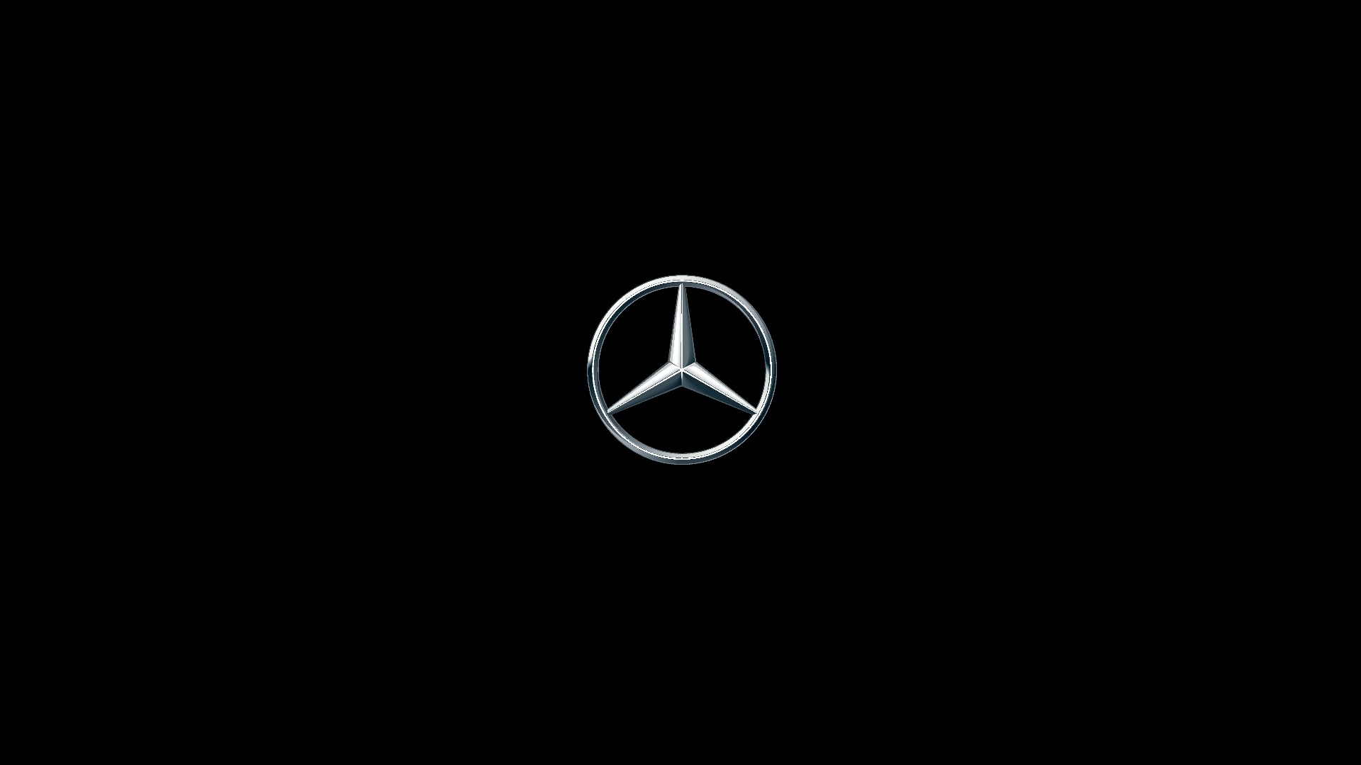 1920x1080 Mercedes benz Logo Wallpaper