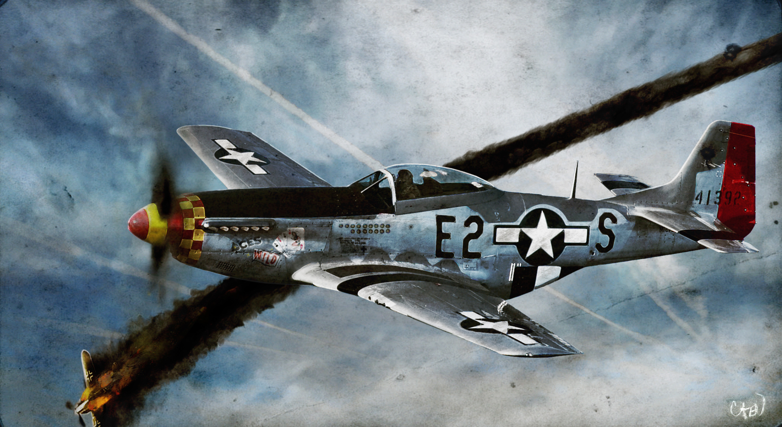 2615x1428 31 North American P-51 Mustang HD Wallpapers | Backgrounds