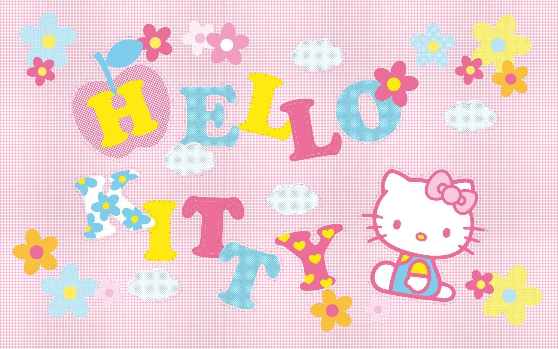 1920x1200 Pink Hello Kitty Character Wallpaper | Hello Kitty Wallpapers